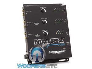 Matrix Plus Black Six Channel Line Driver with Remote Level Control Input