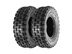 Set of 2 22x7-10 22-7-10 Front ATV Tires Quad Sport ATV UTV Tires 22x7x10 4-Ply Mud Sand Snow and Rock Tires Tubeless Knobby Sport Tires Set of 2 22x7-10 22-7-10 Front ATV Tires Quad Sport ATV UTV Tires 22x7x10 4-Ply Mud Sand Snow and Rock Tires Tubeless Knobby Sport Tires