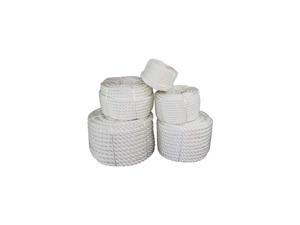 Twisted Nylon Rope - Multipurpose Utility Line for Crafts and Heavy Load Uses (1/2" x 600ft Spool, White) Twisted Nylon Rope - Multipurpose Utility Line for Crafts and Heavy Load Uses (1/2" x 600ft Spool, White)