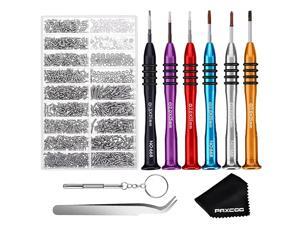 Eyeglass Repair Kit with 6 Pcs Magnetic Screwdrivers and Glass Screw for Glasses, Eye Glass, Sunglass Repair Eyeglass Repair Kit with 6 Pcs Magnetic Screwdrivers and Glass Screw for Glasses, Eye Glass, Sunglass Repair