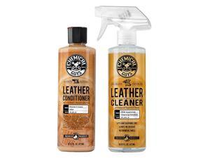 SPI_109_16 Leather Cleaner and Leather Conditioner Kit for Use on Leather Apparel, Furniture, Car Interiors, Shoes, Boots, Bags & More (2 - 16 Oz Bottles)