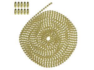 10 Foot Length , Number 6 Size, Brass Plated Steel, & 10 Matching Connectors 10 Foot Length , Number 6 Size, Brass Plated Steel, & 10 Matching Connectors