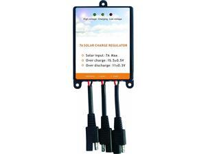 Panels Charge Controller 12V Battery Regulator 7A for Safe Protection of 12Volt Solar Power Battery Charger, Solar Trickle Charger & Maintainer and Solar Powered System Kit Panels Charge Controller 12V Battery Regulator 7A for Safe Protection of 12Volt Solar Power Battery Charger, Solar Trickle Charger & Maintainer and Solar Powered System Kit