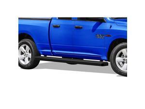 Wheel to Wheel Running Boards 5 inches Compatible with Ram 1500 2009-2018 Quad Cab 6.5ft Bed (Drilling Required for Some Models) (Nerf Bars Side Steps Side Bars) Wheel to Wheel Running Boards 5 inches Compatible with Ram 1500 2009-2018 Quad Cab 6.5ft Bed (Drilling Required for Some Models) (Nerf Bars Side Steps Side Bars)