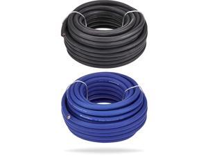 10 Gauge 25ft Blue and 25ft Black PowerGround Wire True Spec and Soft Touch Cable
