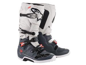 Unisex-Adult Tech 7 Boots Darkgry/Lghtgry/Red (Multi, one_size)