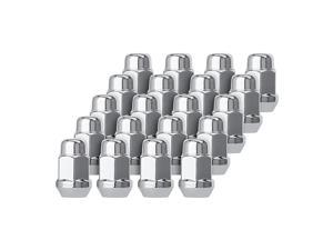 Chrome 1/2-Closed End Bulge Acorn Lug Nuts - Cone Seat - 3/4" Hex Chrome 1/2-Closed End Bulge Acorn Lug Nuts - Cone Seat - 3/4" Hex