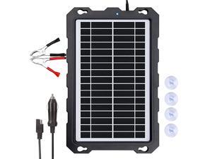 9W-Solar-Battery-Trickle-Charger-Maintainer -12V Portable Waterproof Solar Panel Trickle Charging Kit for Car, Motorcycle, Boat, Marine, RV, Trailer, Powersports, Snowmobile, etc. 9W-Solar-Battery-Trickle-Charger-Maintainer -12V Portable Waterproof Solar Panel Trickle Charging Kit for Car, Motorcycle, Boat, Marine, RV, Trailer, Powersports, Snowmobile, etc.