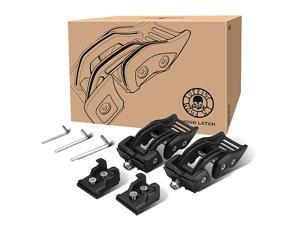 Hood Latches Aluminum Hood Catch for Jeep Wrangler JK, JKU Rubicon Sahara Sport 2007-2018, No Drilling Needed (Matte Black, 1 Pair) Hood Latches Aluminum Hood Catch for Jeep Wrangler JK, JKU Rubicon Sahara Sport 2007-2018, No Drilling Needed (Matte Black, 1 Pair)