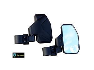 Rear View/Side Mirror for UTV with SPOT Mirror - Right & Left Pair for 1.6" - 2" Roll Cage RZR Can Am Yamaha Honda Arctic Cat Rear View/Side Mirror for UTV with SPOT Mirror - Right & Left Pair for 1.6" - 2" Roll Cage RZR Can Am Yamaha Honda Arctic Cat