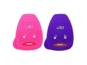2Pcs Key Fob Remote Case Keyless Entry Skin Protector Jacket for Chrysler 200 300 PT Cruiser Dodge Charger Magnum Durango Jeep Grand Cherokee Commander Liberty OHT692427AA OHT692427AA 2Pcs Key Fob Remote Case Keyless Entry Skin Protector Jacket for Chrysler 200 300 PT Cruiser Dodge Charger Magnum Durango Jeep Grand Cherokee Commander Liberty OHT692427AA OHT692427AA