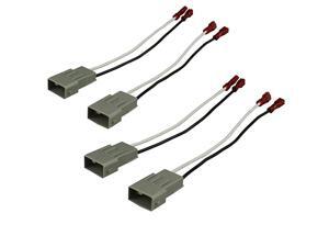 2 X Pairs Wire Cable Wiring Harness for Honda Acura Speakers Adapter Connector Adaptor Plug 2 X Pairs Wire Cable Wiring Harness for Honda Acura Speakers Adapter Connector Adaptor Plug