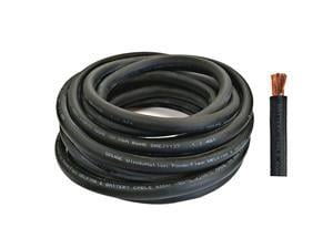 RV WNI 8 Gauge 30 Feet Red 8 AWG Ultra Flexible Welding Battery Copper Cable Wire Car Inverter Solar Made In The USA 