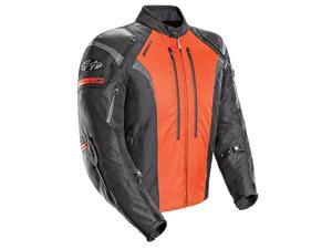 1651-5703 Atomic Men's 5.0 Textile Motorcycle Jacket (Orange, Medium)