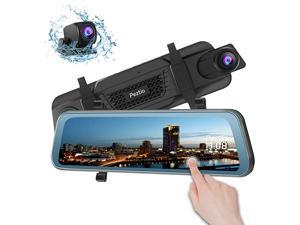 Dash Cam Front and Rear, 1080P FHD 9.66 inch Full Touch Screen Rear View Dual Dash Cam with 720P Backup Camera, Super Night Vision, G Sensor, Parking Monitor, Loop Recording Dash Cam Front and Rear, 1080P FHD 9.66 inch Full Touch Screen Rear View Dual Dash Cam with 720P Backup Camera, Super Night Vision, G Sensor, Parking Monitor, Loop Recording