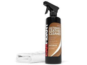 Ultimate Leather Cleaner - Full Leather & Vinyl Cleaning Kit with Microfiber Towel for Leather & Vinyl Seats, Automotive Interiors, Car Dashboards, Sofas & Purses! - 18oz Kit