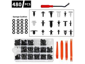 415pcs Auto Body Push Pin Rivet Clips+240pcs Car Trim Panel Body ...