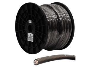 R0G30BLACK 0 Gauge 30-Ft. Spool Black Car Amp Power+Ground Wire Cable R0G30BLACK 0 Gauge 30-Ft. Spool Black Car Amp Power+Ground Wire Cable