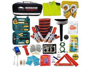 Roadside Assistance Emergency Kit Multipurpose Emergency Pack Car Premium Road 