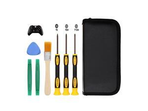 T6 T8H T10H Screwdriver Set for Xbox One Xbox 360 Controller, Xbox Series X, PS3 & PS4 Console, Safe Prying Tool and Cleaning Brush T6 T8H T10H Screwdriver Set for Xbox One Xbox 360 Controller, Xbox Series X, PS3 & PS4 Console, Safe Prying Tool and Cleaning Brush