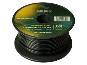 Harmony Audio HA-PW18PURP Primary Single Conductor 18 Gauge Purple Power or Ground Wire Roll 100 Feet Cable for Car Audio/Trailer/Model Train/Remote 