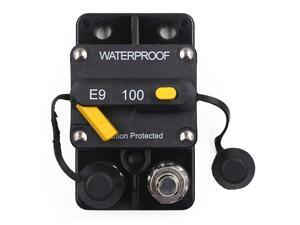 Hi-Amp Waterproof 100A CircuiBreaker with Manual Reset, 12V- 48VDC (Panel Mount-100A) Hi-Amp Waterproof 100A CircuiBreaker with Manual Reset, 12V- 48VDC (Panel Mount-100A)