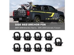 Replacement for 2015-2018 Chevy Colorado/GMC Canyon Tie Down Anchors 2007-2018 Chevy Silverado/GMC Sierra Truck Bed Side Wall Anchor DZ97903 (9pcs）