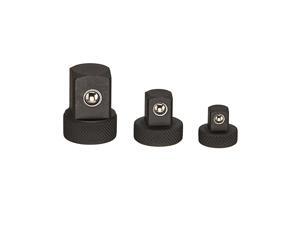 70198 - Low Profile Impact Socket Adapter Set - Impact-Rated Heat-Treated Chrome Vanadium Steel Features Knurling For Enhanced Grip 70198 - Low Profile Impact Socket Adapter Set - Impact-Rated Heat-Treated Chrome Vanadium Steel Features Knurling For Enhanced Grip