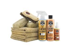 HOL303 Leather Cleaner and Conditioner Care Kit (16 Oz) (9 Items)