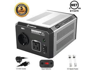 600 Watt Voltage Transformer 110120V to 220240V Step Up Step Down Voltage Converter MET Approved Under UL CSA 600 Watt Voltage Transformer 110120V to 220240V Step Up Step Down Voltage Converter MET Approved Under UL CSA
