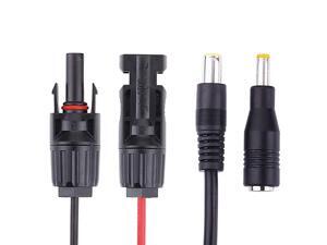 Solar Panel to 8mm Adapter Cable DC 8mm Connector with DC 5.5x2.5mm Converter for Portable Backup Power Station GZ Yeti Jackery Solar Generator 14AWG 6ft Solar Panel to 8mm Adapter Cable DC 8mm Connector with DC 5.5x2.5mm Converter for Portable Backup Power Station GZ Yeti Jackery Solar Generator 14AWG 6ft