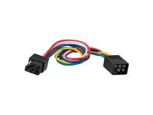 58034 VehicleSide and TrailerSide 6Pin Square Wiring Harness Connectors with 12Inch Wires 58034 VehicleSide and TrailerSide 6Pin Square Wiring Harness Connectors with 12Inch Wires