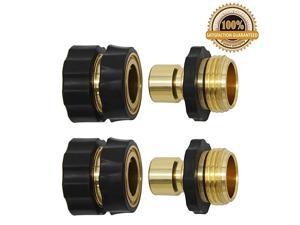 Star 34 Inch Garden Hose Fitting Quick Connector Male and Female Set 2 Set