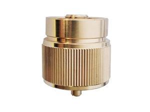 Propane Gas Camping Stove Adapter 1LB Small Tank Convert to EN417 Bottle Thread 716quot Brass Adapter