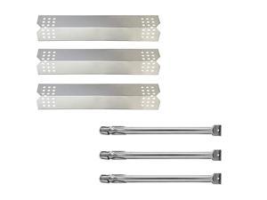 SN08113Pack SA08113Pack Replacement for Kitchen Aid 7200787D 3 Burner Gas Grill Stainless Steel 165 inch Grill Burners Tube Heat Plate