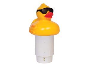 4002 Derby Duck 3 Inch Chlorine Five Tablet Capacity Aboveor Inground Pool Use Adjustable Dispensing Rate