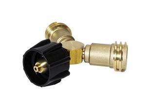 ONE Propane YSplitter Tee Solid Brass with 1Male QCC and 2Female QCC for BBQ Grill Heater Propane appliances