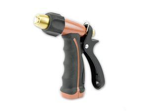 Metal Body Adjustable Spray Pattern Hose Nozzle with Outer Rubber Coating Metal Body Adjustable Spray Pattern Hose Nozzle with Outer Rubber Coating