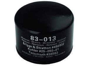 83013 Oil Filter Replaces Briggs amp Stratton 492932S Kohler 28 050 01S Kawasaki 490657007