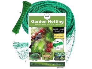 Best Bird Netting Protect Plants and Fruit Trees from Birds and Wildlife 1312Ft x 164Ft Bird Netting with 50 Pcs Nylon Cable Ties Reusable Instantly Small Size Best Bird Netting Protect Plants and Fruit Trees from Birds and Wildlife 1312Ft x 164Ft Bird Netting with 50 Pcs Nylon Cable Ties Reusable Instantly Small Size