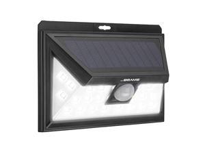 Solar Wedge Plus 24 LED Security Outdoor Motion Sensor Wall Light 1 pack Black Solar Wedge Plus 24 LED Security Outdoor Motion Sensor Wall Light 1 pack Black