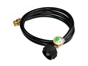 5 FT Propane Hose Adapter with Propane Tank Gauge for Weber Q1200 1000 Propane Grill 1 lb to 20 lb Propane Converter Hose for Propane Stove Tabletop Grill and More 1lb Portable Appliance 5 FT Propane Hose Adapter with Propane Tank Gauge for Weber Q1200 1000 Propane Grill 1 lb to 20 lb Propane Converter Hose for Propane Stove Tabletop Grill and More 1lb Portable Appliance
