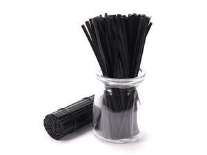 500pcs 5 Inches Plastic Black Twist Ties