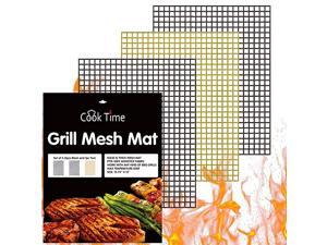 Grill Mesh Mat Set of 3 Non Stick Barbecue Grill Sheet Liners Teflon Grilling Mats Nonstick Fish Vegetable Smoking Accessories Works on SmokerPelletGas Charcoal Grill1575x13inches Grill Mesh Mat Set of 3 Non Stick Barbecue Grill Sheet Liners Teflon Grilling Mats Nonstick Fish Vegetable Smoking Accessories Works on SmokerPelletGas Charcoal Grill1575x13inches