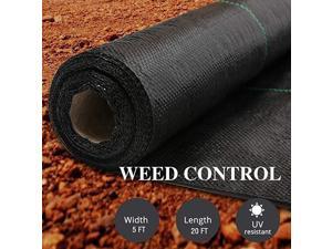 Landscape Fabric 5x20 FT Heavy Duty Ground Cover Landscape Fabric 5x20 FT Heavy Duty Ground Cover