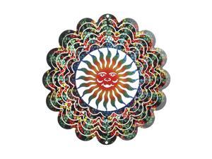 Stain Glass Sun Face Kaleidescope Eycatcher Medium Stain Glass Sun Face Kaleidescope Eycatcher Medium