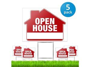 House Signs for Real Estate 5 Pack PRO DoubleSided Realtor Signs with Yard Stakes House Sign Kit for Private Sellers amp Real Estate Agents Large 18quot x 24quot Size House Signs for Real Estate 5 Pack PRO DoubleSided Realtor Signs with Yard Stakes House Sign Kit for Private Sellers amp Real Estate Agents Large 18quot x 24quot Size
