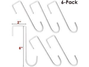Fence Hooks Hangers Patio Light Hooks 2quotX 6quot Powder Coated Rustproof Steel Hangers for Hanging on Top of 2quot Wide Fences 6 Pack Fence Hooks Hangers Patio Light Hooks 2quotX 6quot Powder Coated Rustproof Steel Hangers for Hanging on Top of 2quot Wide Fences 6 Pack