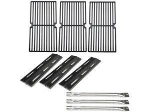 Store Parts Kit DG135 Replacement for Brinkmann 7231 Gas Grill Burners Heat Plates Cooking Grids