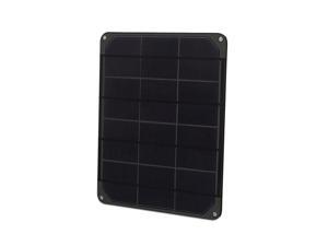 Small Solar Panel 6W 6V Charcoal | Panel Made with High Performance Monocrystalline Cells | Waterproof UV and ScratchResistant Small Solar Panel 6W 6V Charcoal | Panel Made with High Performance Monocrystalline Cells | Waterproof UV and ScratchResistant